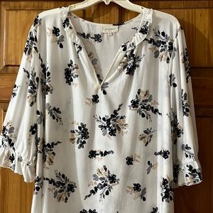 Plus size, v neck blouse, NWOT